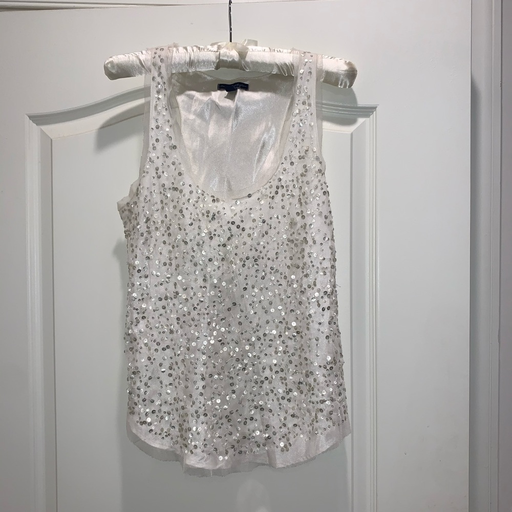 American Eagle Sequined tank women’s size 6
